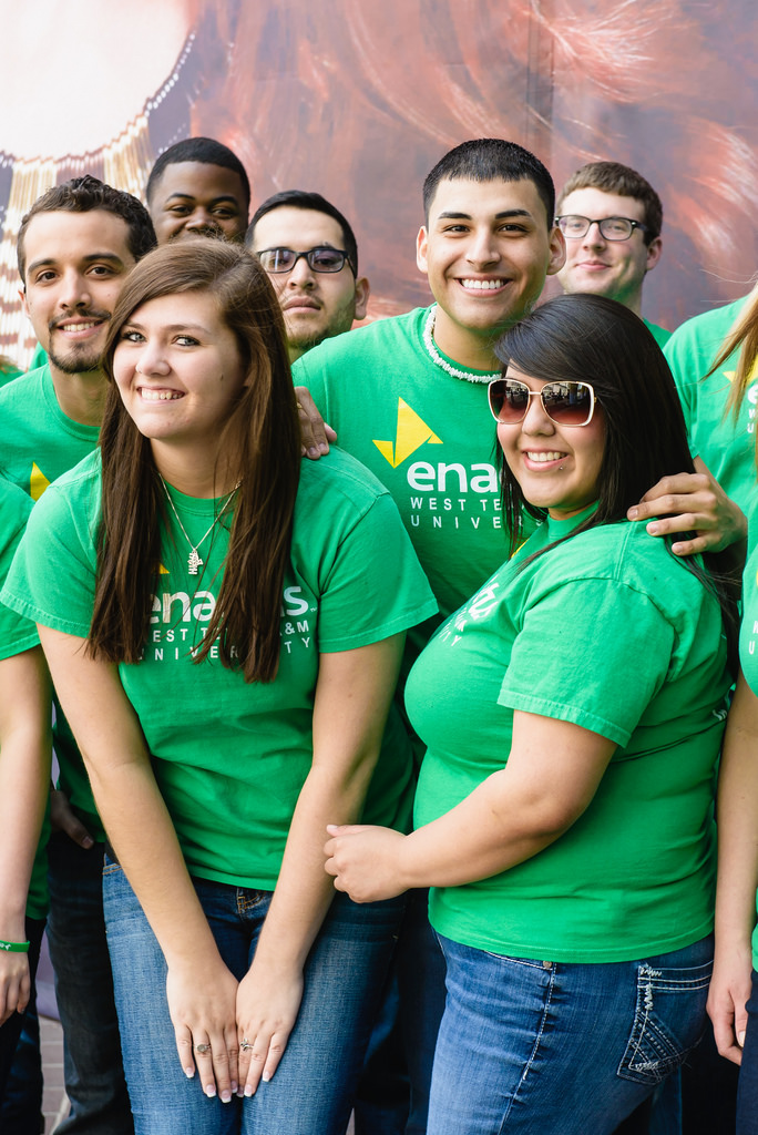 Enactus members at the 2014 National Exposition